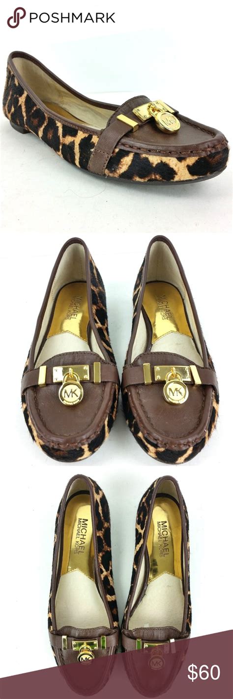 michael kors women's shoes size 6 haircalf animal print flat|Michael Kors.